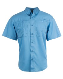 Burnside B2297 Men's Functional Short-Sleeve Fishing Shirt