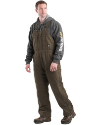 Berne B377   Men's Heartland Insulated Washed Duck Bib Overall