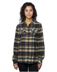 Burnside B5210 Ladies' Plaid Boyfriend Flannel Shirt