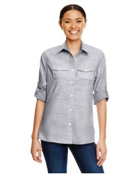 Burnside B5247 Ladies' Texture Woven Shirt