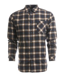 Burnside B8212 Woven Plaid Flannel With Biased Pocket