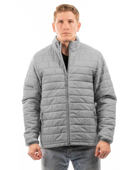 Burnside B8713   Adult Box Quilted Puffer Jacket