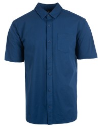 Burnside B9217 Men's Woven Short-Sleeve Shirt