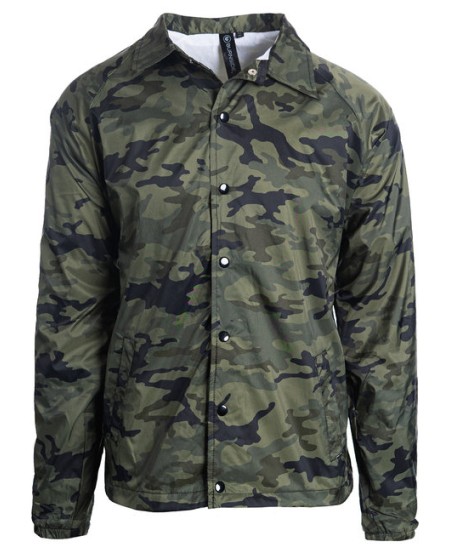 Burnside B9718   Men's Nylon Coaches Jacket