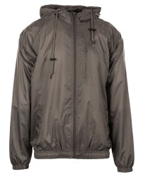 Burnside B9728 Men's Nylon Hooded Coaches Jacket