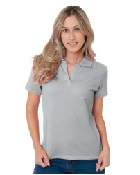 Bayside BA1050 Ladies' USA Made Johnny Collar Polo