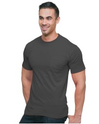 Bayside BA3015 Unisex USA Made Pocket T-Shirt