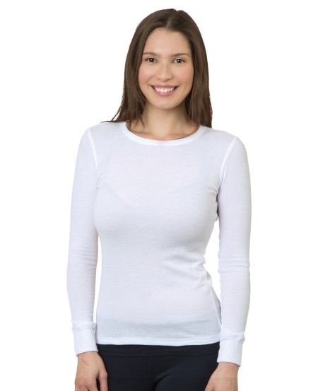 Bayside BA3420   Junior Long-Sleeve Thermal Shirt