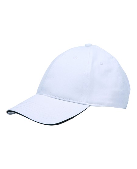 Bayside BA3617 USA Made Cotton Sandwich Bill Cap