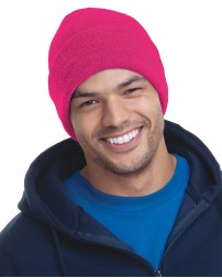 Bayside BA3825 USA Made Knit Cuff Beanie