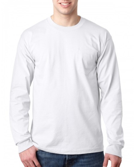 Bayside BA8100   Adult Long Sleeve Pocket T-Shirt