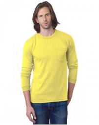 Bayside BA8100   Adult Long Sleeve Pocket T-Shirt