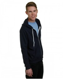 Bayside BA875   Unisex Full-Zip Fashion Hooded Sweatshirt