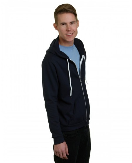 Bayside BA875   Unisex Full-Zip Fashion Hooded Sweatshirt