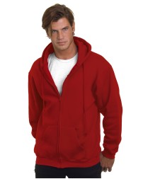 Bayside BA900 Adult USA Made Full-Zip Heavyweight Hooded Sweatshirt