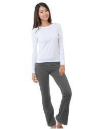 Bayside BA9050 Ladies' USA Made Yoga Pants