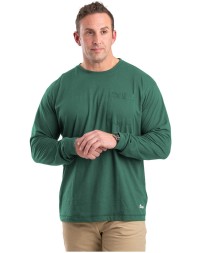 Berne BSM39 Unisex Performance Long-Sleeve Pocket T-Shirt