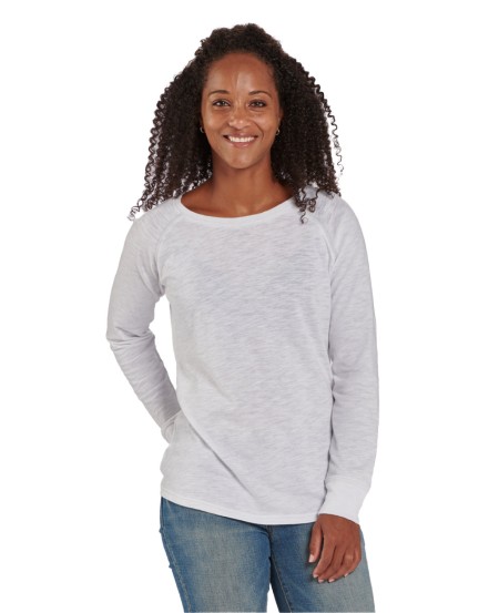 Boxercraft BW3166   Ladies' Payton Preppy Patch Long-Sleeve T-Shirt