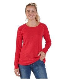 Boxercraft BW3166 Ladies' Payton Preppy Patch Long-Sleeve T-Shirt