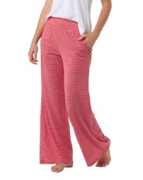 Boxercraft BW6615   Ladies' Evelyn Stripe Wide Leg Pant