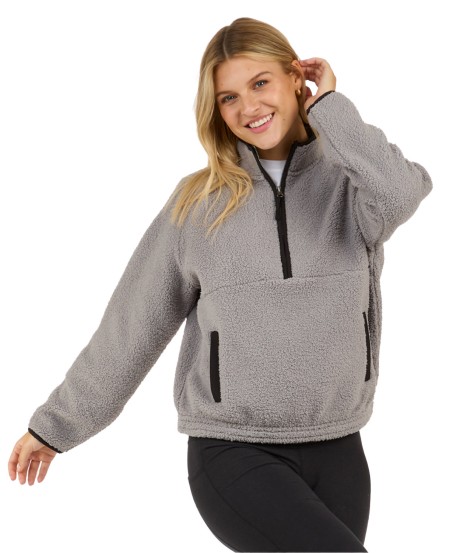 Boxercraft BW8501   Ladies' Everest Pile Fleece Half-Zip Pullover