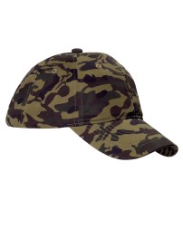 Big Accessories BX018 Unstructured Camo Cap