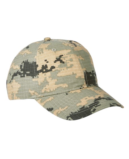 Big Accessories BX018 Unstructured Camo Cap