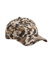 Big Accessories BX024 Structured Camo Hat