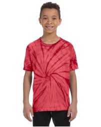 Tie-Dye CD101Y Youth Spider T-Shirt