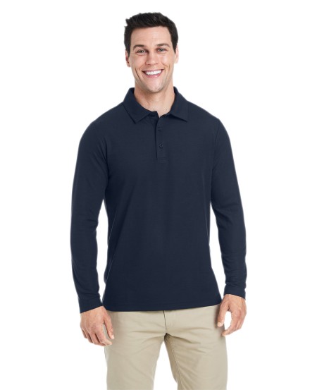 CORE365 CE112L Men's Fusion ChromaSoft Long-Sleeve Pique Polo