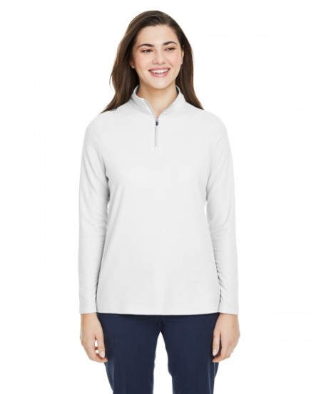 CORE365 CE405W   Ladies' Fusion ChromaSoft Pique Quarter-Zip