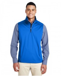 CORE365 CE709   Men's Techno Lite Three-Layer Knit Tech-Shell Quarter-Zip Vest