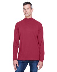 Devon  Jones D420 Adult Sueded Cotton Jersey Mock Turtleneck