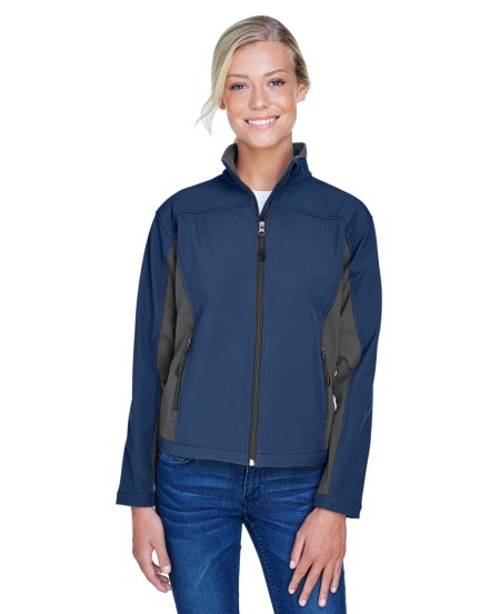 Devon  Jones D997W Ladies' Soft Shell Colorblock Jacket