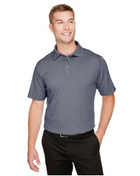 Devon  Jones DG22 CrownLux Performance Men's Address Melange Polo