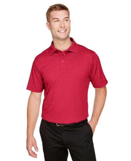 Devon  Jones DG22 CrownLux Performance Men's Address Melange Polo