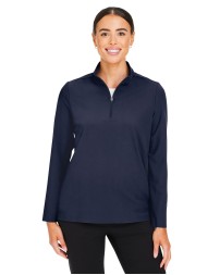 Devon  Jones DG410W CrownLux Performance Ladies' Windsor Welded Quarter-Zip