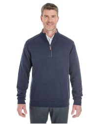 Devon  Jones DG478 Men's Manchester Fully-Fashioned Quarter-Zip Sweater