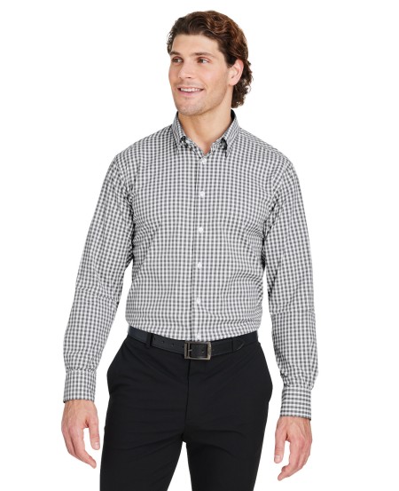 Devon  Jones DG536 CrownLux Performance Men's Gingham Shirt