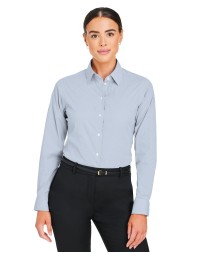 Devon  Jones DG537W CrownLux Performance Ladies' Microstripe Shirt