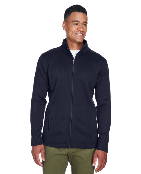 Devon  Jones DG793 Men's Bristol Full-Zip Sweater Fleece Jacket