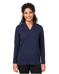 Devon  Jones DP121W Ladies' Raleigh Shawl Collar Knit Top