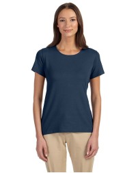 Devon  Jones DP182W Ladies' Perfect Fit Shell T-Shirt