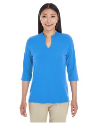 Devon  Jones DP188W Ladies' Perfect Fit Tailored Open Neckline Top