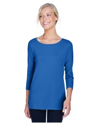 Devon  Jones DP192W Ladies' Perfect Fit Ballet Bracelet-Length Knit Top