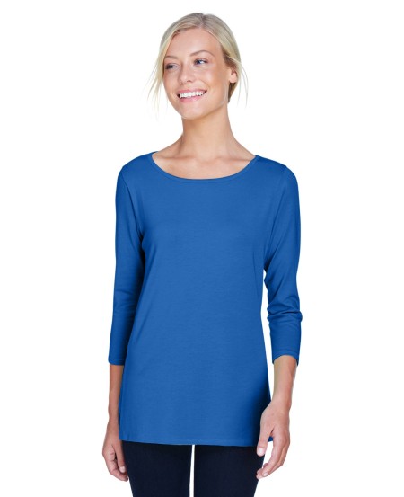 Devon  Jones DP192W Ladies' Perfect Fit Ballet Bracelet-Length Knit Top