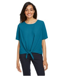 Devon  Jones DP617W Ladies' Perfect Fit Tie-Front Blouse