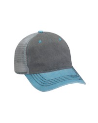 Adams EN102 Pigment-Dyed Twill  Mesh Trucker Cap