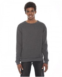 American Apparel F496W   Unisex Flex Fleece Drop Shoulder Pullover Crewneck