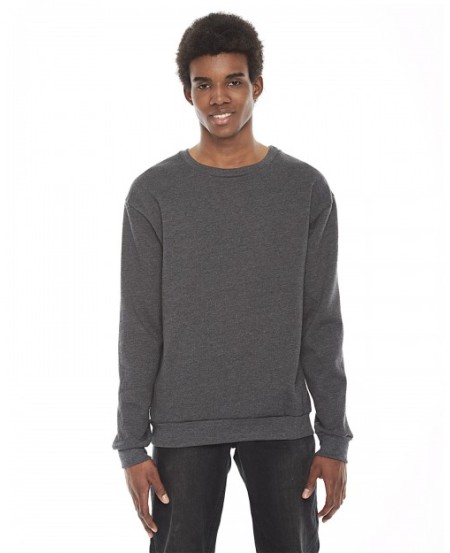 American Apparel F496W   Unisex Flex Fleece Drop Shoulder Pullover Crewneck